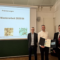 Thomas Konegger, Thomas Billovits (TIAG, übernimmt für Philipp Strutz den Preis), Klaus Reichmann